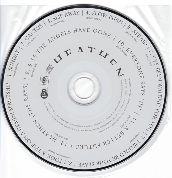 CD 1, Bowie, David - Heathen